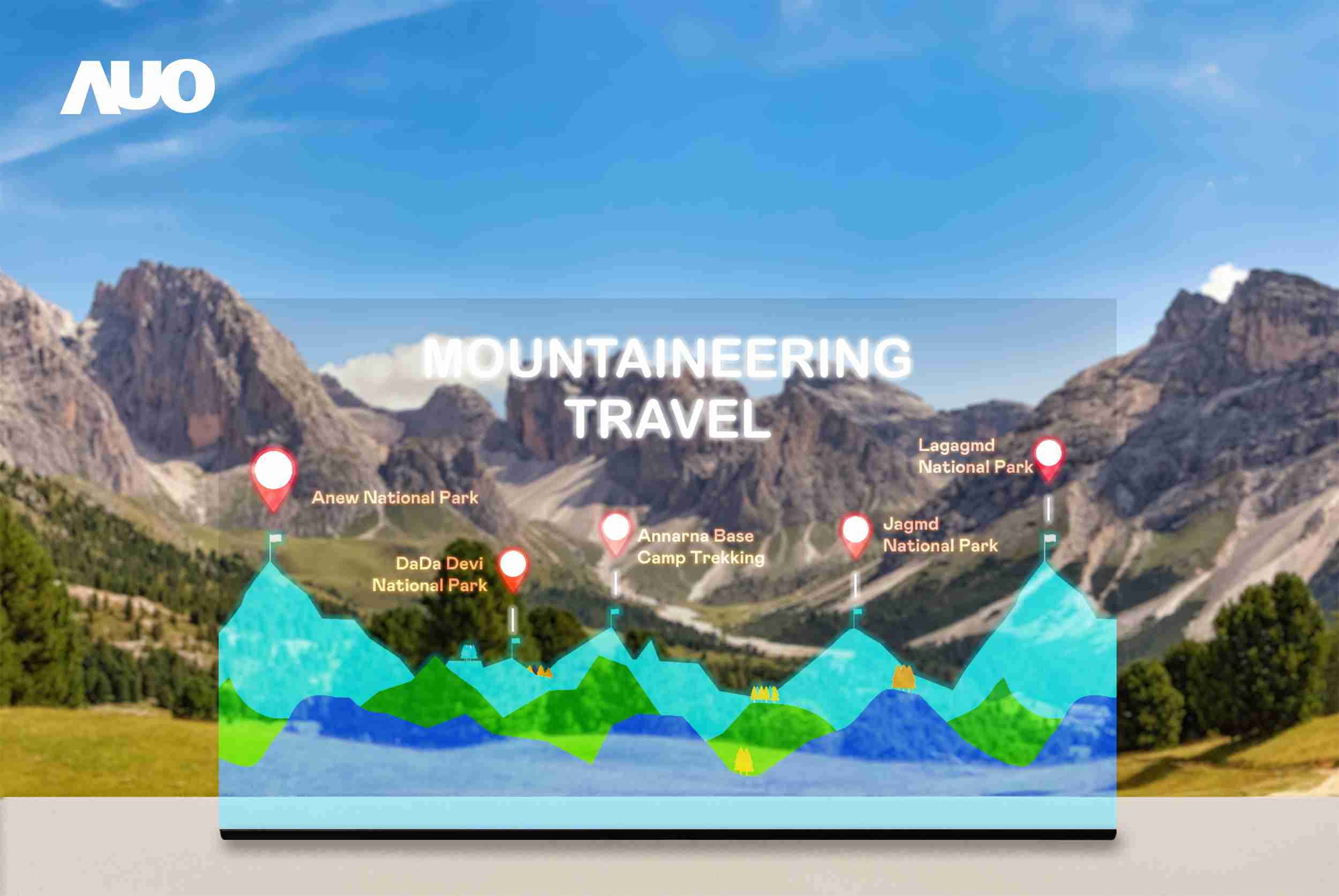 尊龙z6展示全球单片尺寸最大(*)42吋透明Micro LED显示器拼接而成的〝64吋透明Micro LED显示器〞，，具备高透明度、、1,000 nits高亮度、、广色域、、、采用三边无边框的无缝拼接等多重特色，，呈现超高清、、细腻画质而不遮挡后方视觉，，，，满足层峰需求，，可广泛运用于零售、、、艺术展览或商业空间等场域